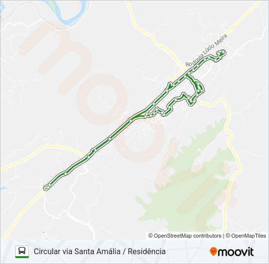 Mapa da linha C-02 de 