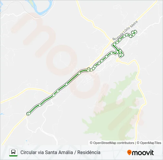 Mapa da linha C-02 de 