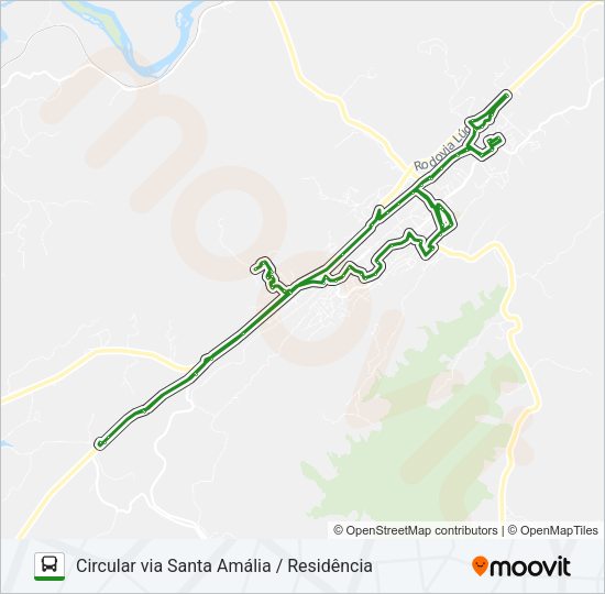 Mapa da linha C-02 de 
