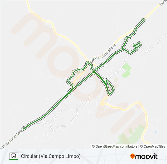 Mapa da linha C-04 de 