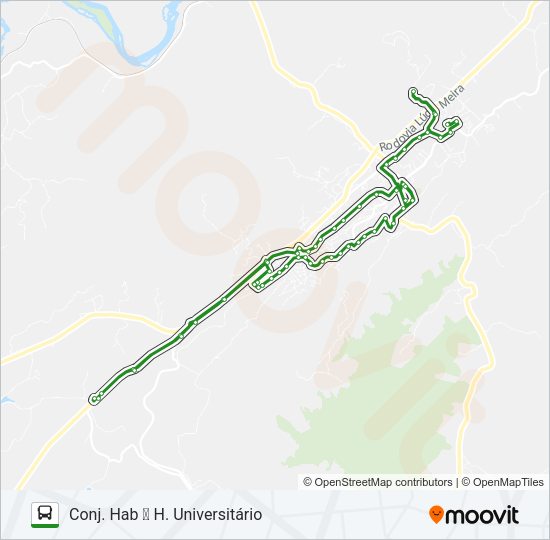 Mapa da linha C-05 de 