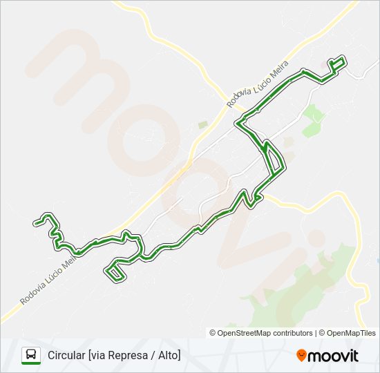 Mapa da linha C-05 de 