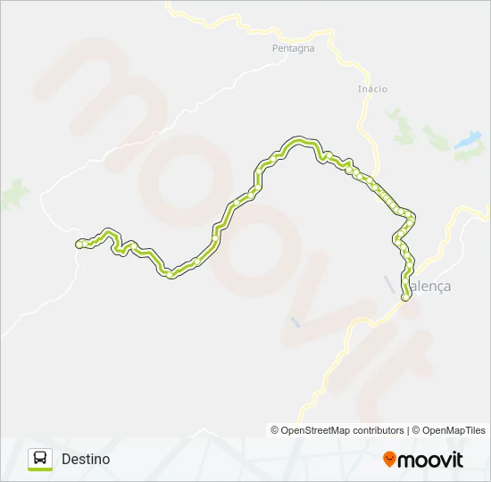 DESTINO (1ª SEXTA) Bus Line Map