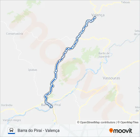 P115 Bus Line Map