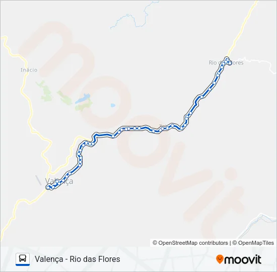 P125 Bus Line Map