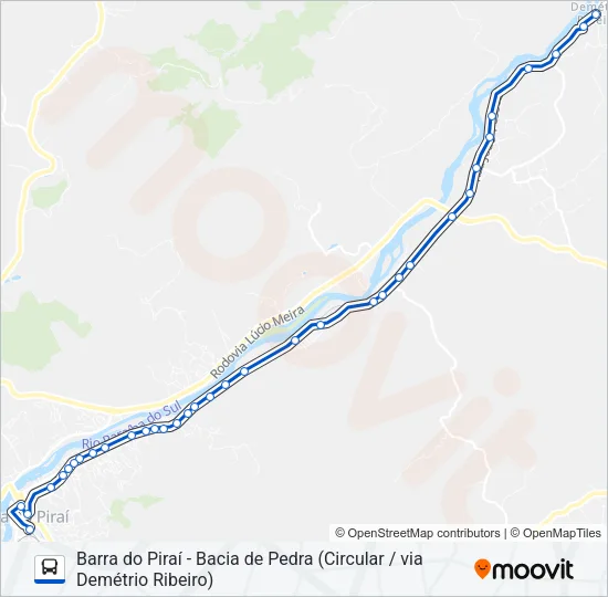 P417 Bus Line Map