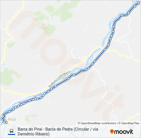 P417 Bus Line Map