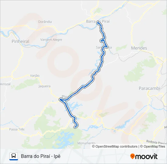 P450 Bus Line Map