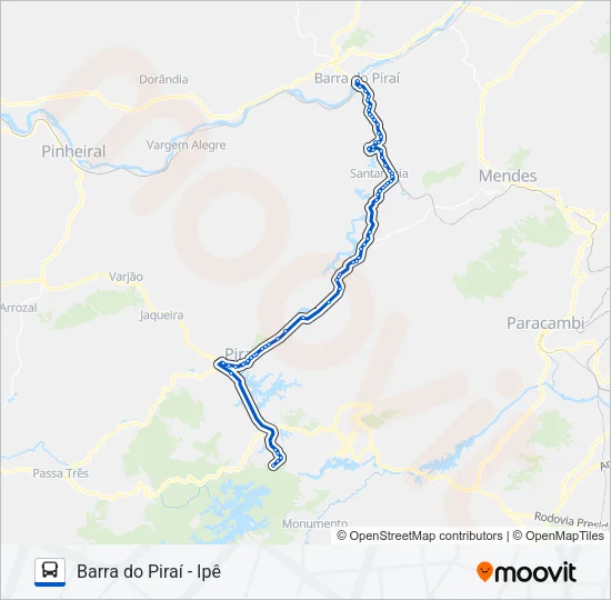 P450 Bus Line Map
