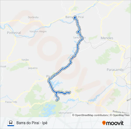 P450 Bus Line Map