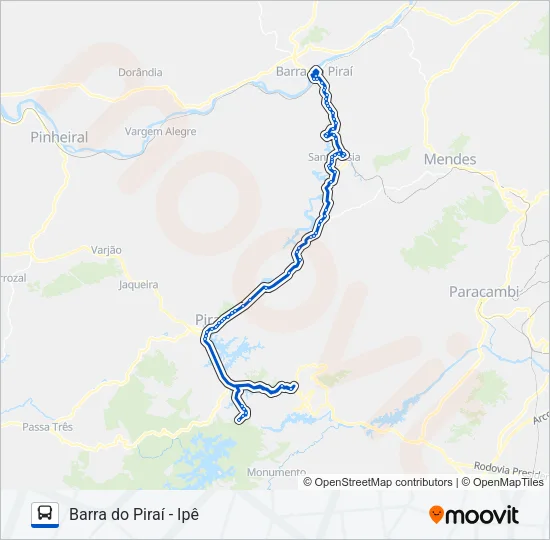 P450 Bus Line Map
