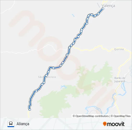 P451 Bus Line Map