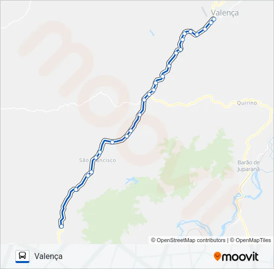 P451 Bus Line Map
