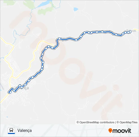 P452 Bus Line Map