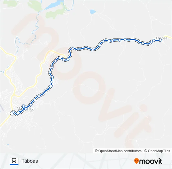 P452 Bus Line Map