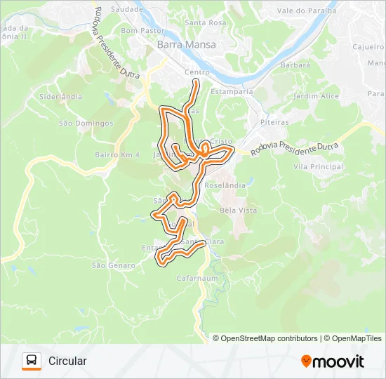 BM10 Bus Line Map