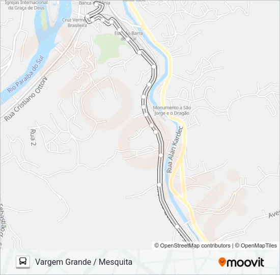N009 Bus Line Map