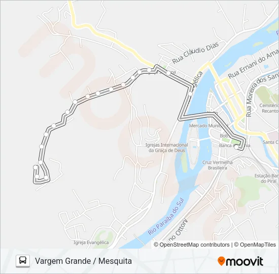 N009 Bus Line Map