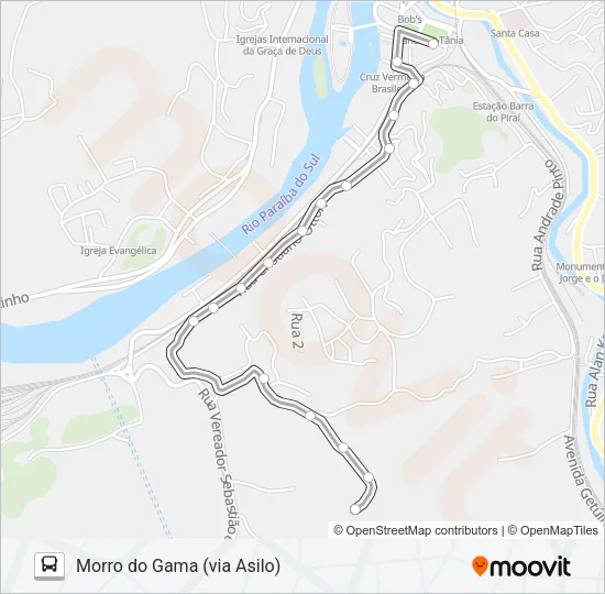 R07 Bus Line Map