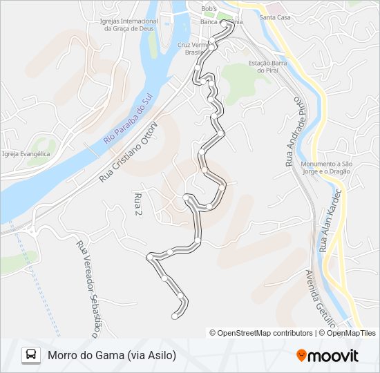 R07 Bus Line Map