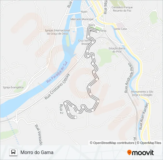 R06 Bus Line Map