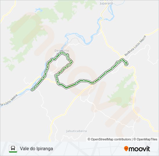 VALE DO IPIRANGA  Line Map