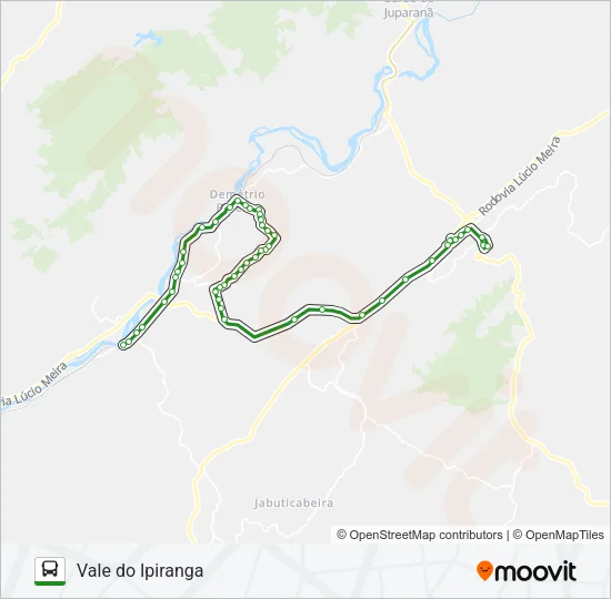 VALE DO IPIRANGA  Line Map