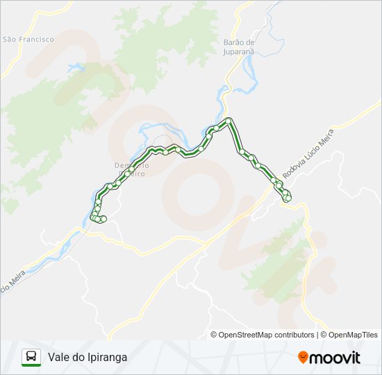VALE DO IPIRANGA  Line Map