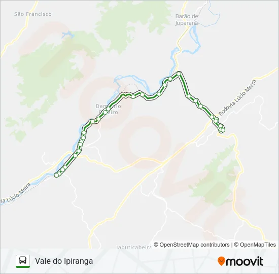 VALE DO IPIRANGA  Line Map
