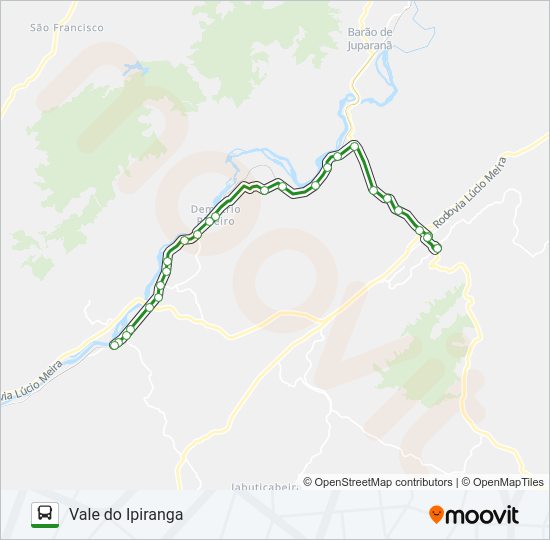 VALE DO IPIRANGA  Line Map