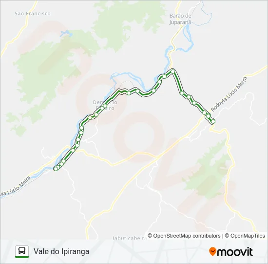 VALE DO IPIRANGA  Line Map