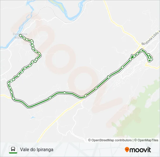 VALE DO IPIRANGA  Line Map