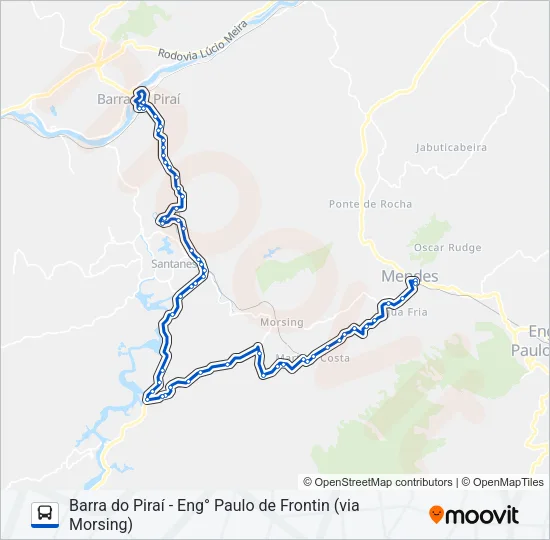 MP10 (PARCIAL) Bus Line Map