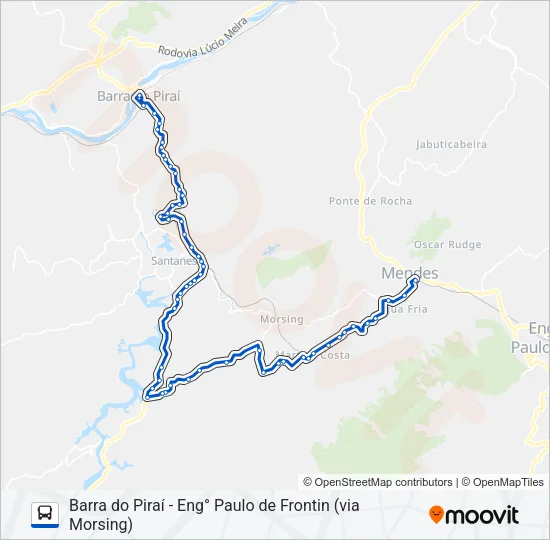 MP10 (PARCIAL) Bus Line Map