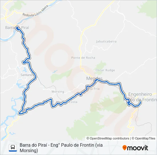 MP10 (PARCIAL) Bus Line Map