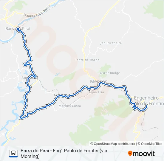 MP10 (PARCIAL) Bus Line Map