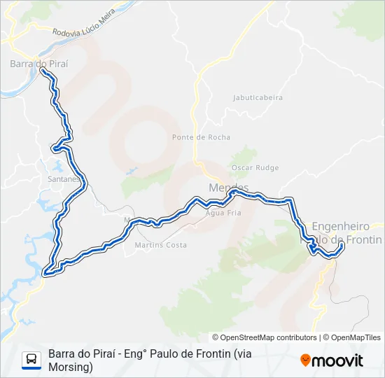 MP10 (PARCIAL) Bus Line Map