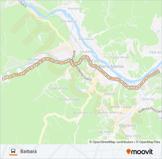 TR501-02 Bus Line Map