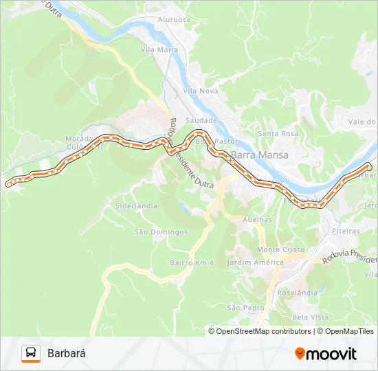 TR501-02 Bus Line Map