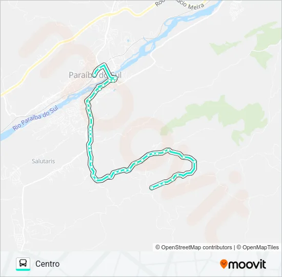 104B Bus Line Map