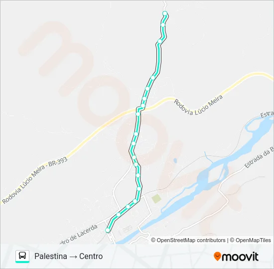 104B Bus Line Map