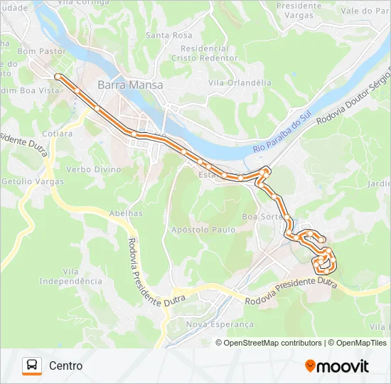 TR084-01 Bus Line Map