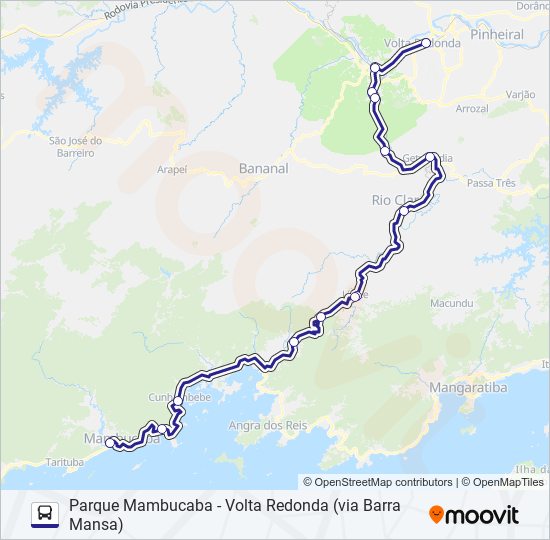 EXECUTIVO bus Line Map