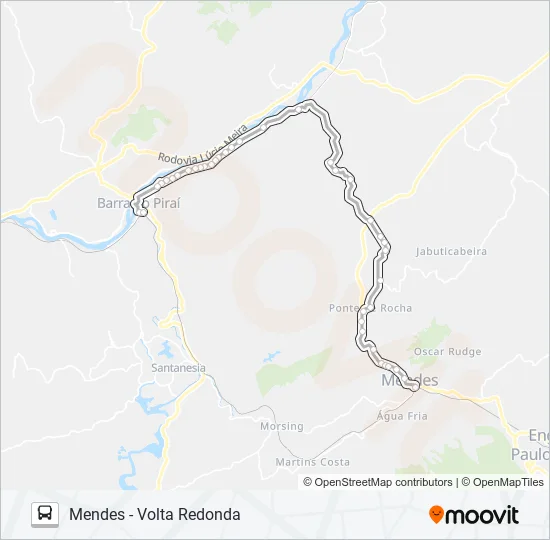 EXECUTIVO Bus Line Map
