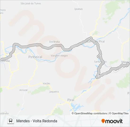 EXECUTIVO Bus Line Map