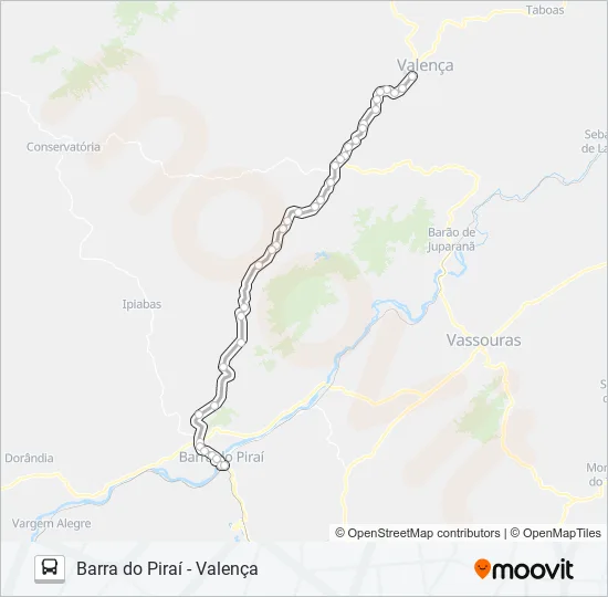 EXECUTIVO Bus Line Map