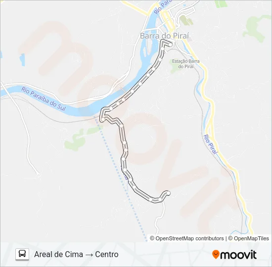 AREAL Bus Line Map