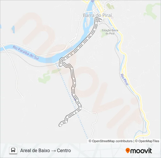 AREAL Bus Line Map