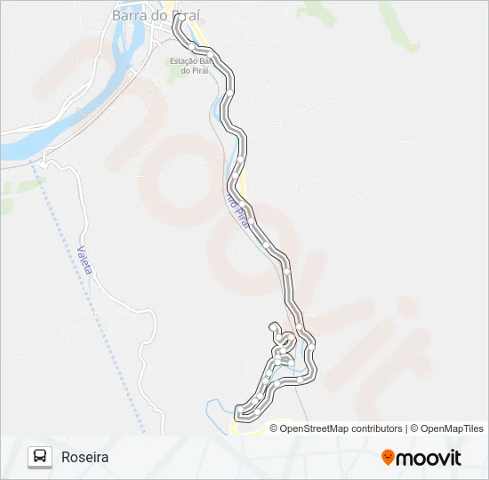 ROSEIRA Bus Line Map