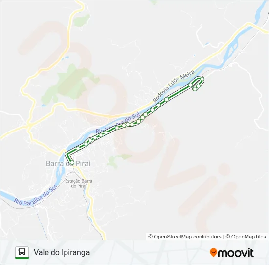 VALE DO IPIRANGA Bus Line Map